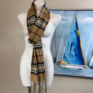 Cashmink by V. Fraas Plaid Tartan Scarf
NWT Unisex
